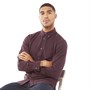 French Connection Chemises à Manches Longues Gingham Homme Rouge Foncé