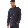 French Connection Chemises à Manches Longues Oxford Homme Bleu
