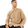 French Connection Chemises à Manches Longues Cord Homme Chameau