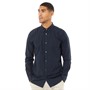 French Connection Chemises à Manches Longues Homme Bleu Marine