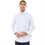 French Connection Mens Formal Plain Cut Long Sleeve Shirt Soft Blue