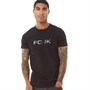 French Connection T-Shirts FCUK Chest Homme Noir
