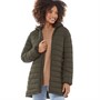 French Connection Damen Puffajacke Khaki