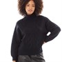 French Connection Damen Rollkragen Pullover Dunkelblau