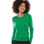 French Connection Womens Crew Jumper Emerald Green