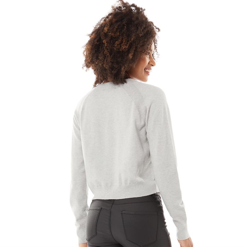 French Connection Womens Crew Neck Jumper Light Grey Melange