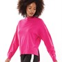 French Connection Womens Turtle Neck Jumper Hot Pink