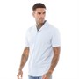 French Connection Mens Plain Revere Short Sleeve Shirt Soft Blue