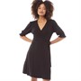French Connection Damen Wrap Kleider Schwarz