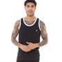 French Connection Mens Ringer Vest Marine/White