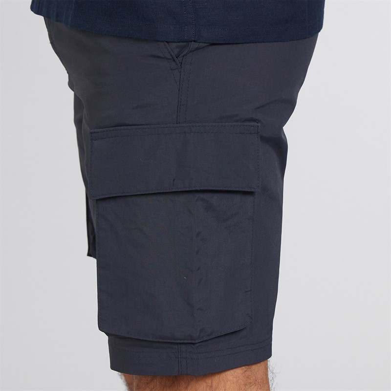 French Connection Mens Cargo Tech Shorts Marine