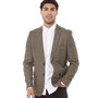 French Connection Mens Herringbone Blazer Tan