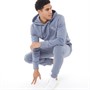 French Connection Mens Script Tracksuit Light Blue/White