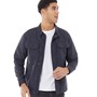 French Connection Chemises à Manches Longues Tech Over Homme Bleu Marine Foncé