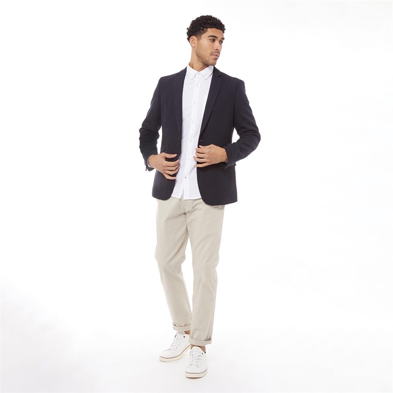 French Connection Mens Tweed Blazer Marine