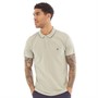 French Connection Mens Tipped Pique Polo New Sage/Marine