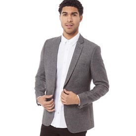 Mens grey herringbone blazer outlet