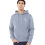 French Connection Mens Script Hoodie Light Blue/White