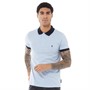 French Connection Mens Contrast Collar Polo Sky Melange/Marine