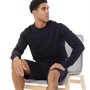 French Connection Mens Sweatshirt And Shorts Co-Ord Marine/Gunmetal