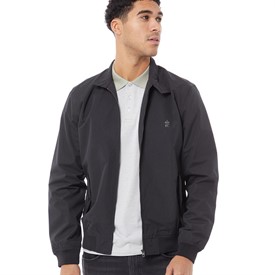 Buy French Connection Mens Harrington Jacket Charcoal Marine