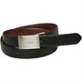 French Connection Mens FCUK Rectangle Reversible Belt Black/Brown