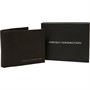 French Connection Mens FC Classic Contrast Bi-Fold Wallet Brown/Gold