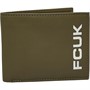 French Connection Mens FCUK Wallet Light Khaki/White