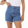 French Connection Womens Denim Shorts Stonewash