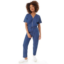 French connection store navy jumpsuit