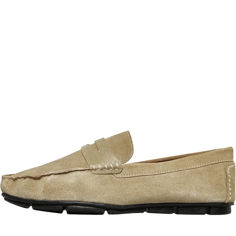 Buy French Connection Mens Suede Driver Shoes Sand