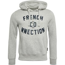 French Connection Herren Kapuzenpullover Graumeliert