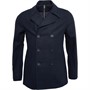French Connection Heren Wollen jassen Donker Marineblauw