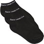 French Connection Chaussettes de sport garçon, lot de 3, noir/blanc