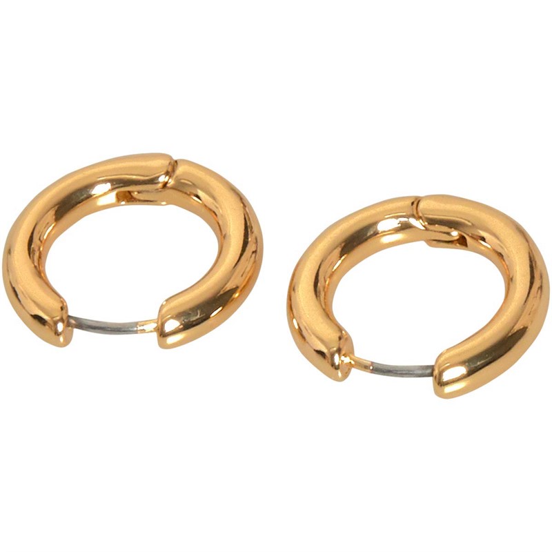 French Connection Womens Thick Huggie Earrings Gold