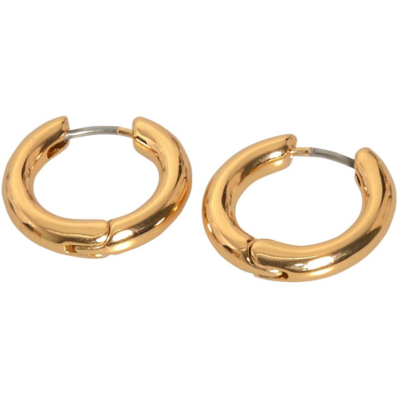 French Connection Womens Thick Huggie Earrings Gold