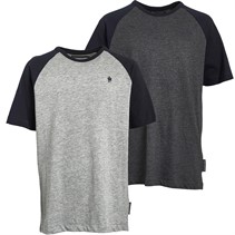 French Connection Drenge Two Pack Raglan T-shirts Flerfarvet
