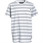 French Connection T-Shirts 3 Stripe Garçon Blanc Sale