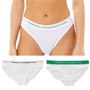 French Connection Womens Three Pack Briefs White/White/White