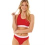 French Connection Womens Crop Top And Thong Grenadine