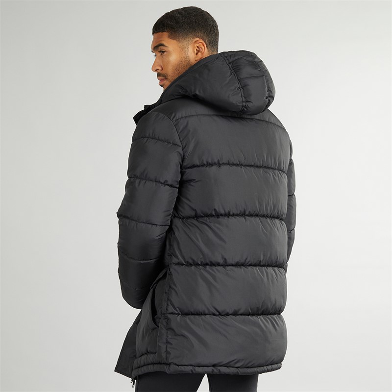 French Connection Mens Parka Row Jacket Black
