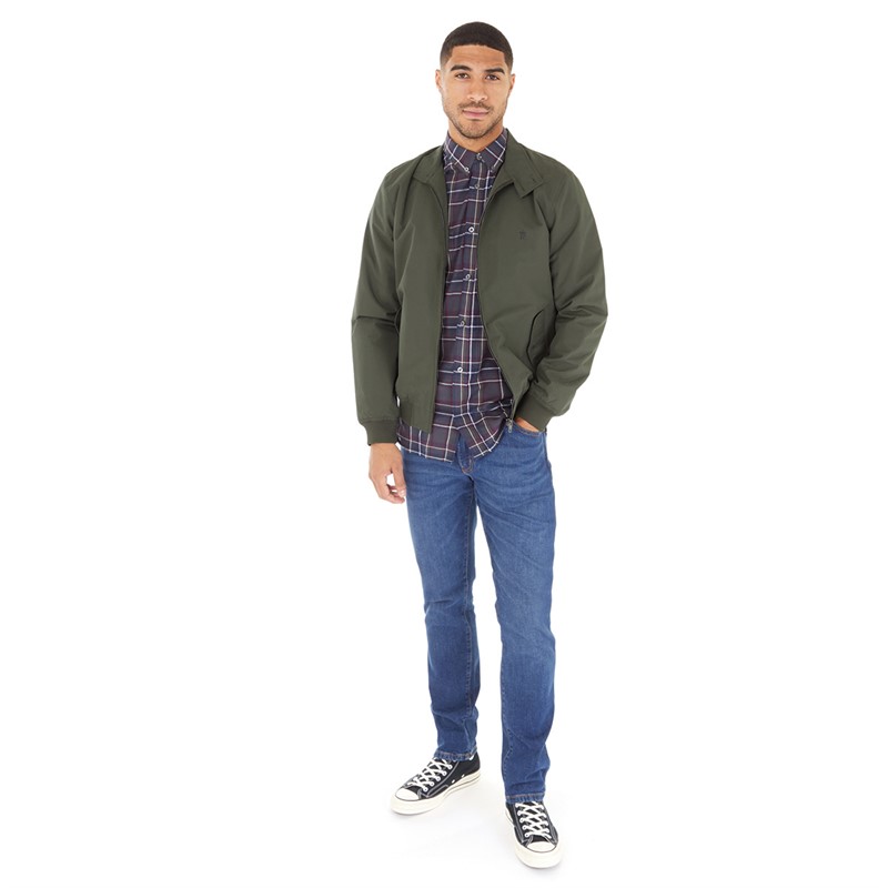 French connection mens harrington jacket khaki 2025