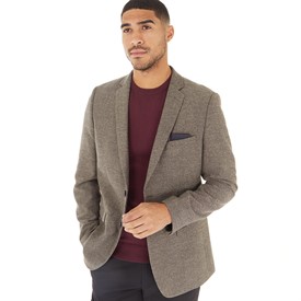 Buy French Connection Mens Herringbone Blazer Taupe