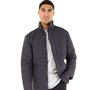 French Connection Mens Diamond Quilted Wad Jacket Marine