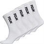 French Connection Mens FCUK Five Pack Crew Socks White