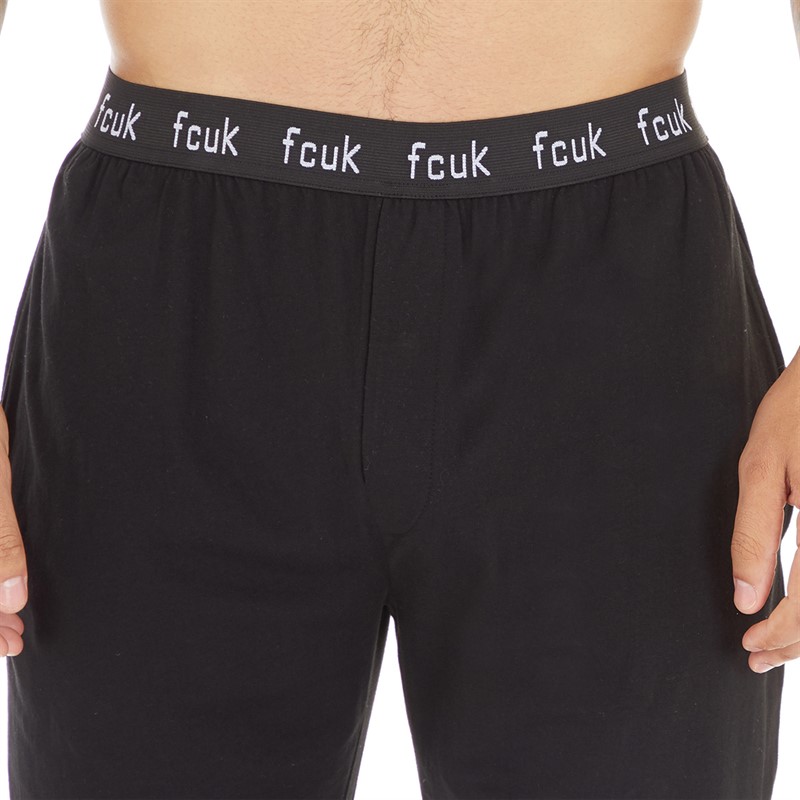 French Connection Mens FCUK Pants Black