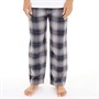 French Connection Mens FC Flannel Pants Grey Multi