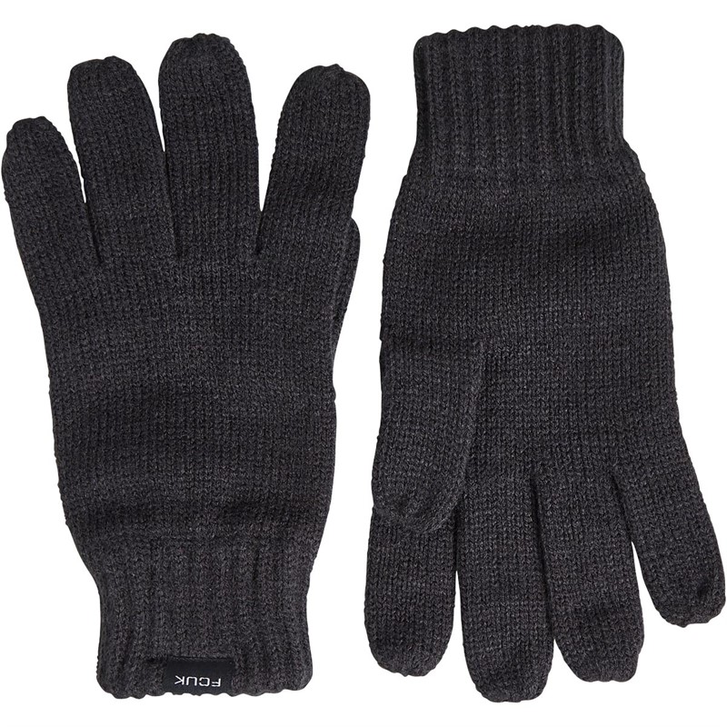 French Connection Mens FCUK Cash Gloves Marine