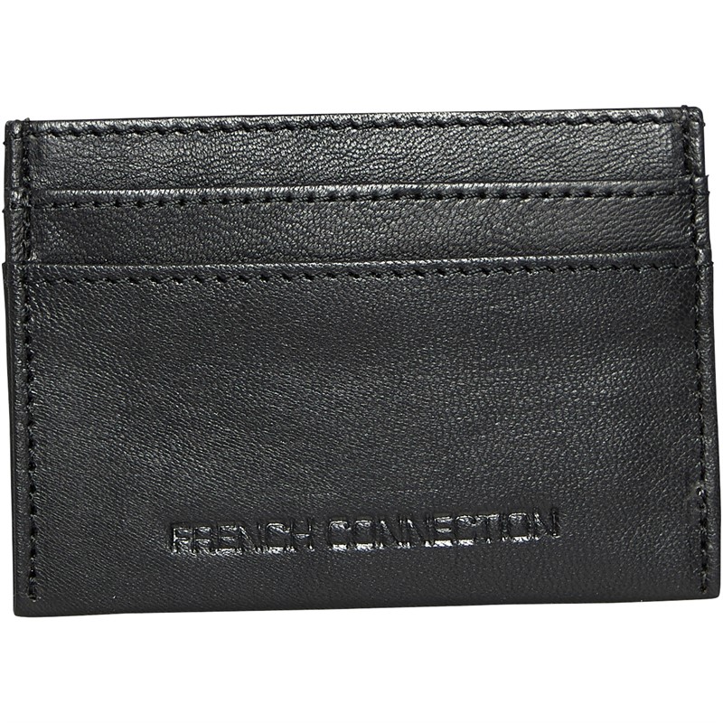 French Connection Mens FC Wallet And Cardholder Gift Set Black