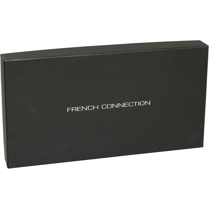 French Connection Mens FC Wallet And Cardholder Gift Set Black